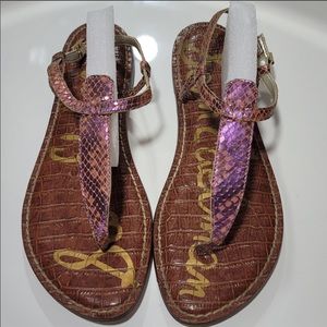 Sam Edelman Gigi Sandals, size 9, Pink & Purple